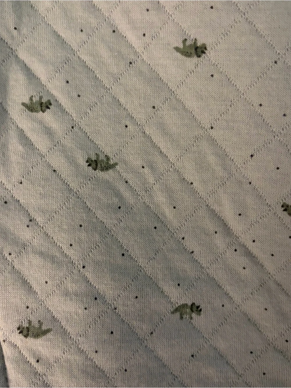 Carter’s Baby Boy Dinosaur Print Sherpa-Lined Long-Sleeve Jumpsuit Blue 6 Months